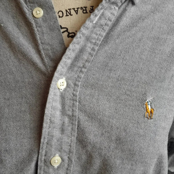 Ralph Lauren Button-down Shirt Grey - Picture 2 of 4